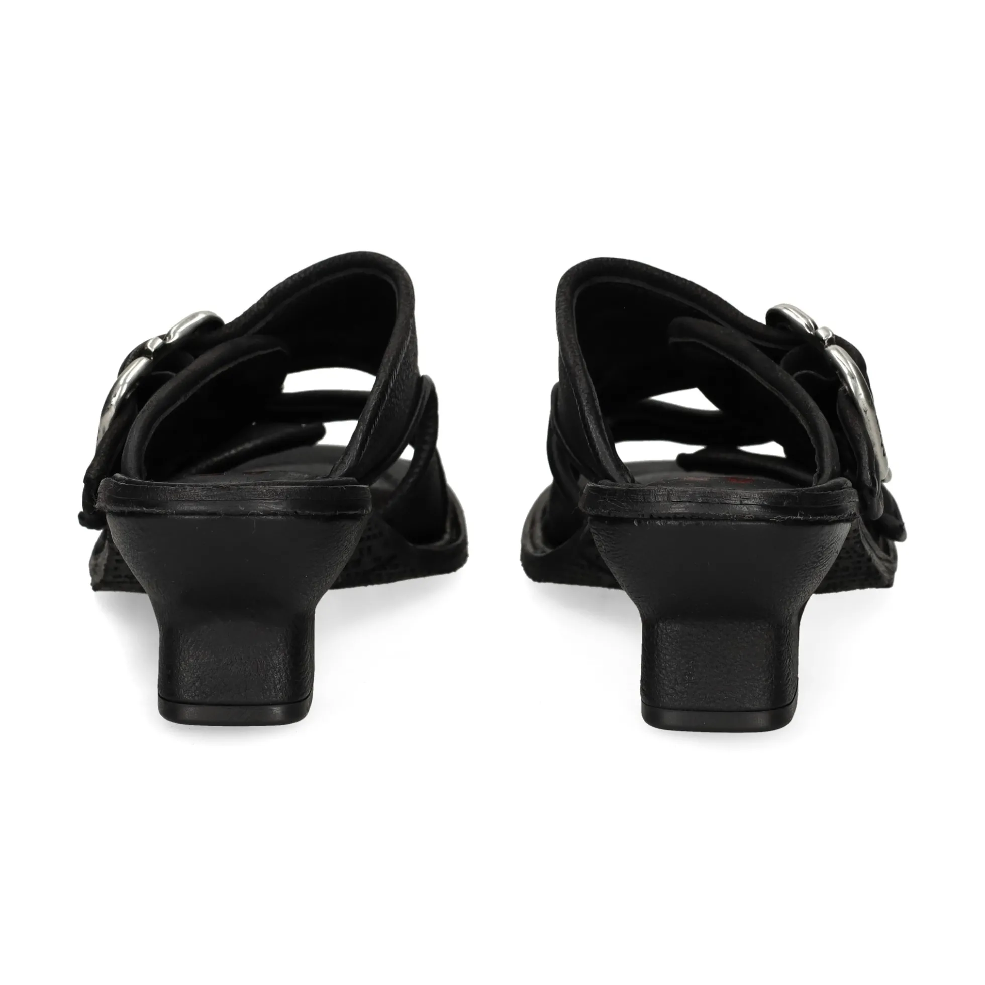 A.S.98 Sandalias con tacón de Mujer C03007 6002 NEGRO