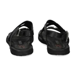 A.S.98 Sandalias planas de Mujer A16059 6002 NEGRO