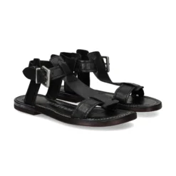 A.S.98 Sandalias planas de Mujer B94006 6002 NEGRO