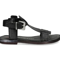 A.S.98 Sandalias planas de Mujer B94006 6002 NEGRO