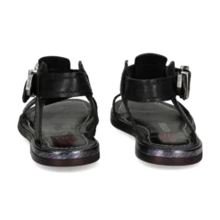 A.S.98 Sandalias planas de Mujer B94006 6002 NEGRO