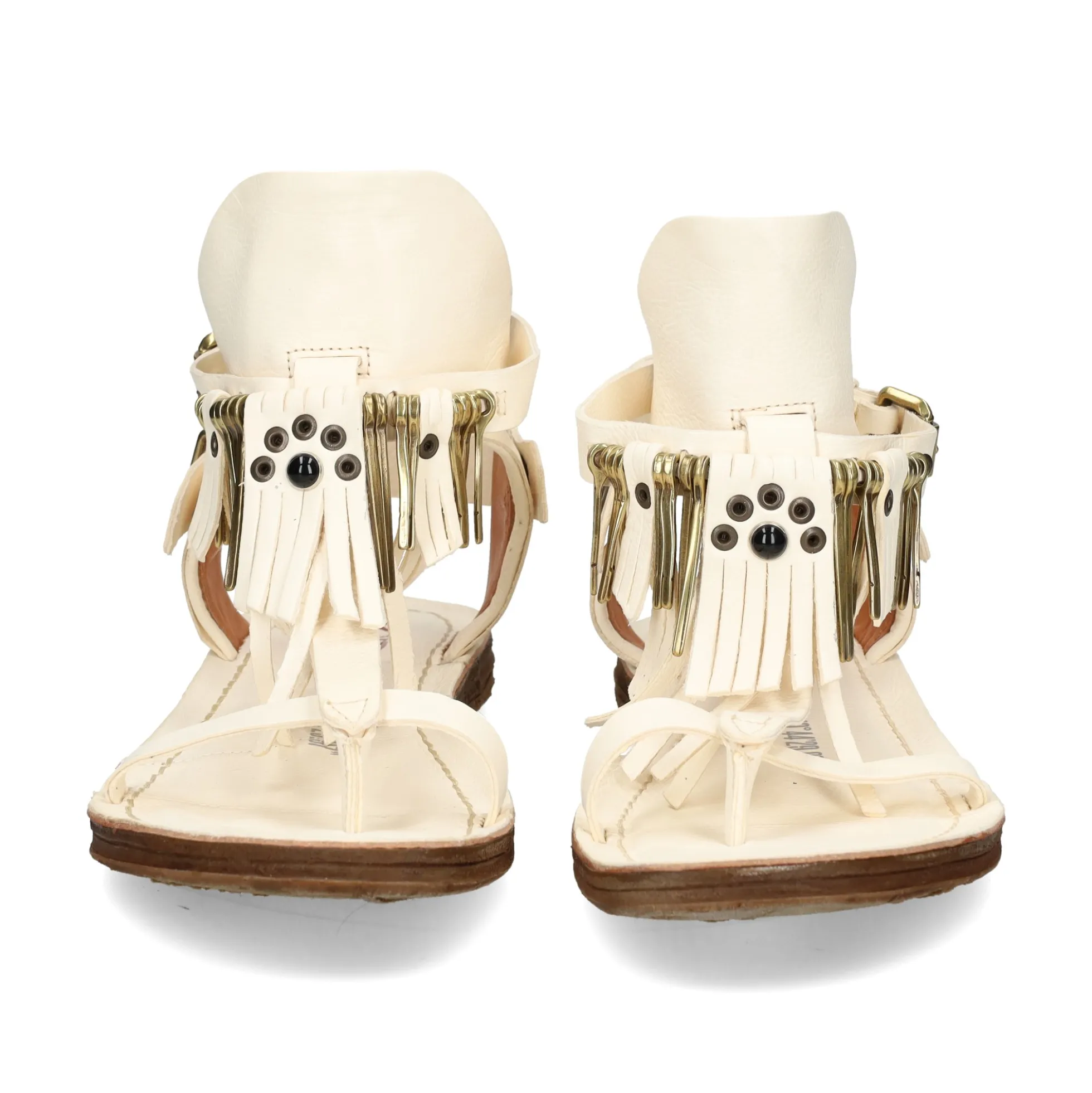 A.S.98 Sandalias planas de Mujer 534010 2103 6936 MILK