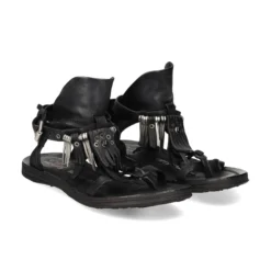 A.S.98 Sandalias planas de Mujer 534010 5102 6002 NERO