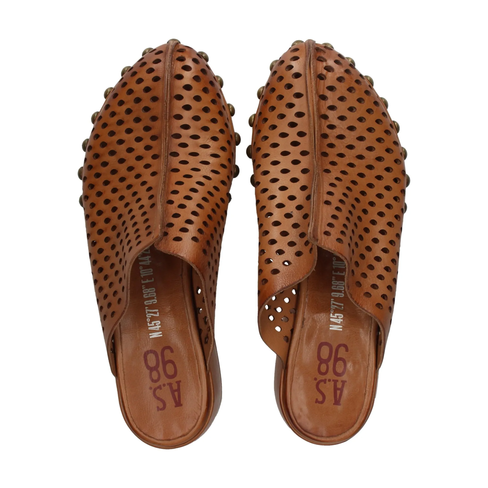 A.S.98 Zuecos de Mujer B36103 101 6020 CAMEL