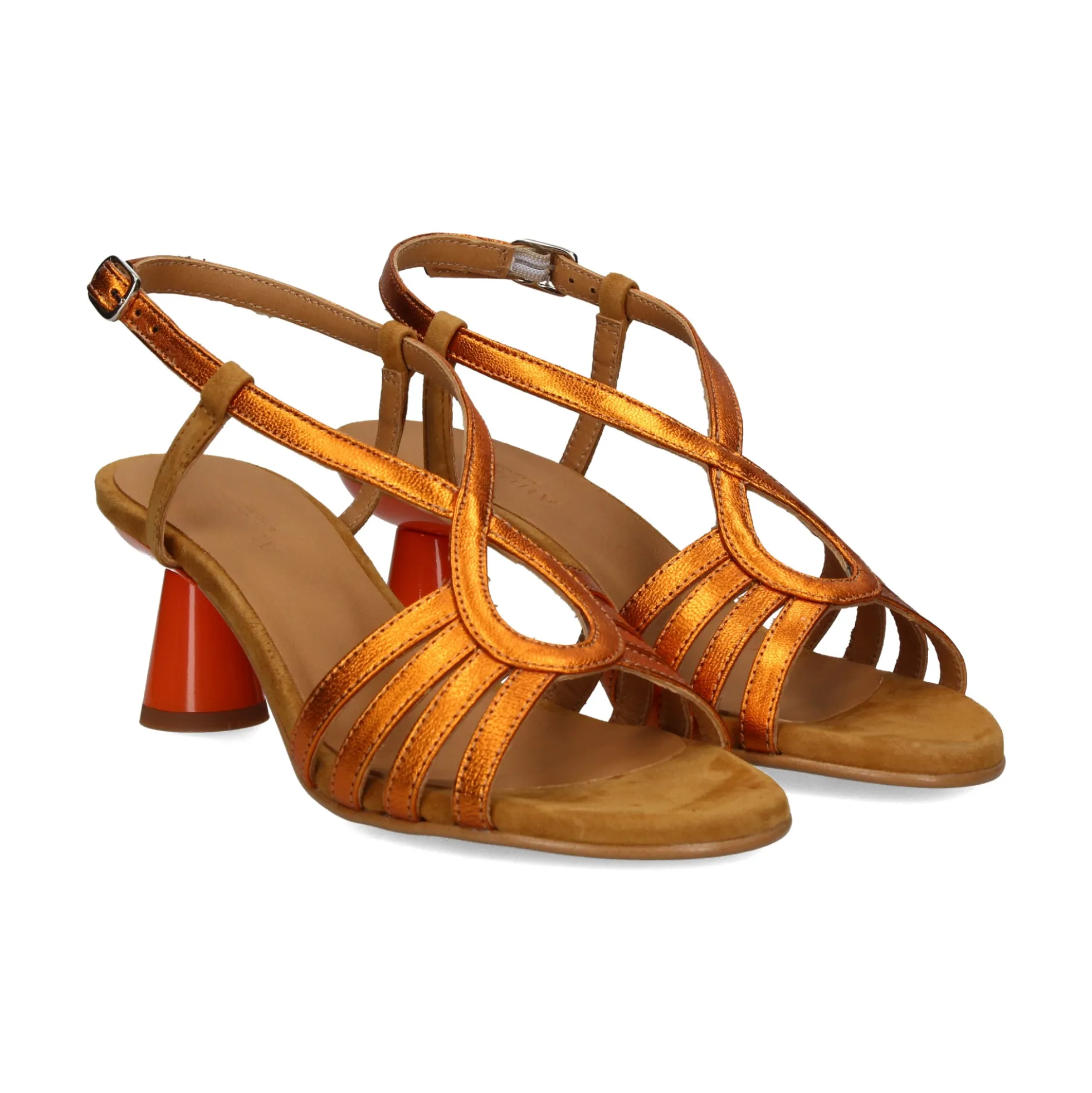 AUDLEY Sandalias con tacón de Mujer 22319 MULTI