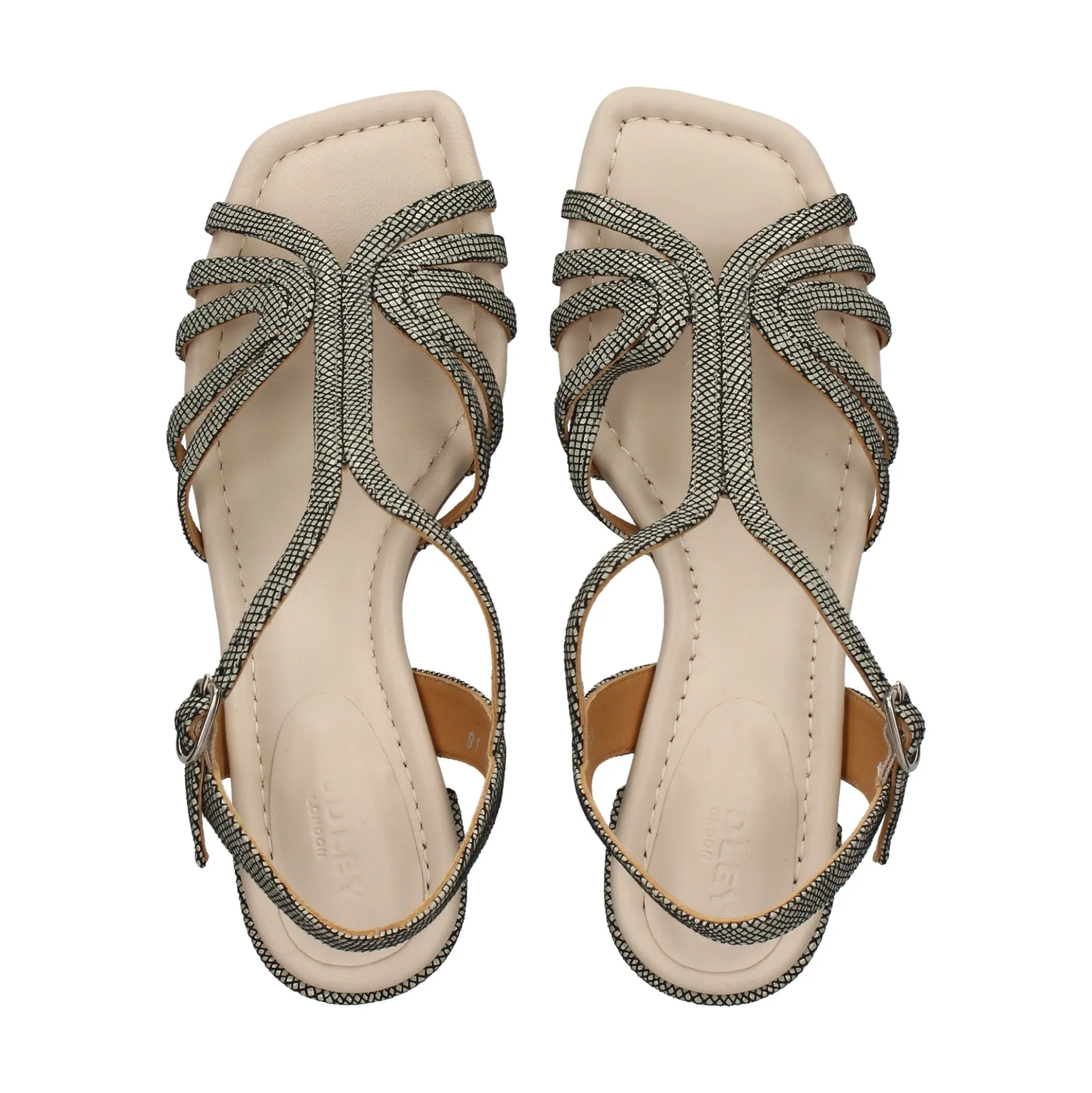 AUDLEY Sandalias con tacón de Mujer 22117 MULTI
