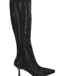 BEFREE Botas con tacón de Mujer ALBA-024 NEGRO