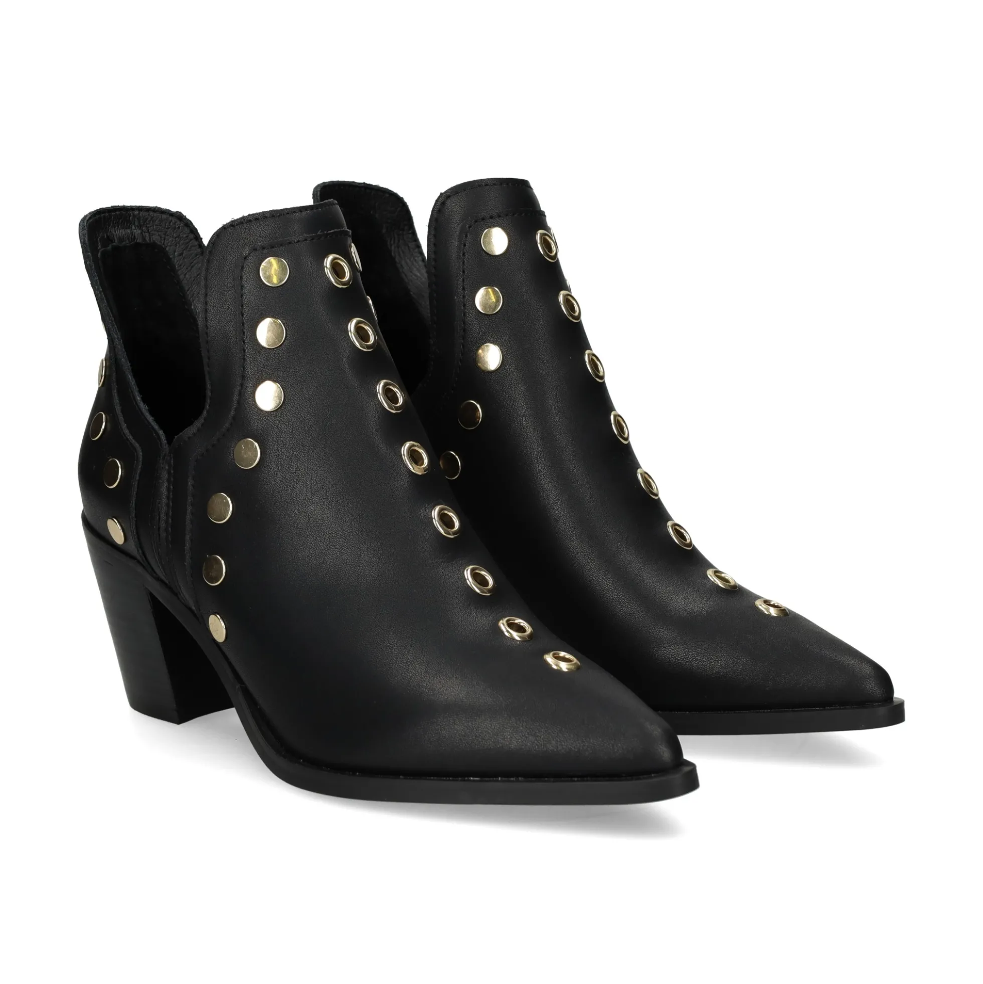 BEFREE Botines con tacón de Mujer NAPOLES-006 NEGRO
