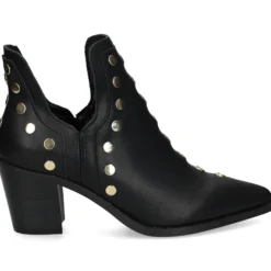 BEFREE Botines con tacón de Mujer NAPOLES-006 NEGRO