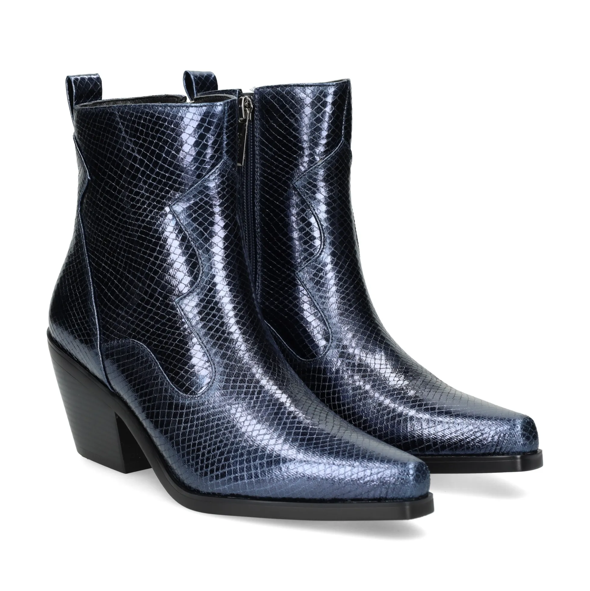 BEFREE Botines con tacón de Mujer SANSE-2320 AZUL