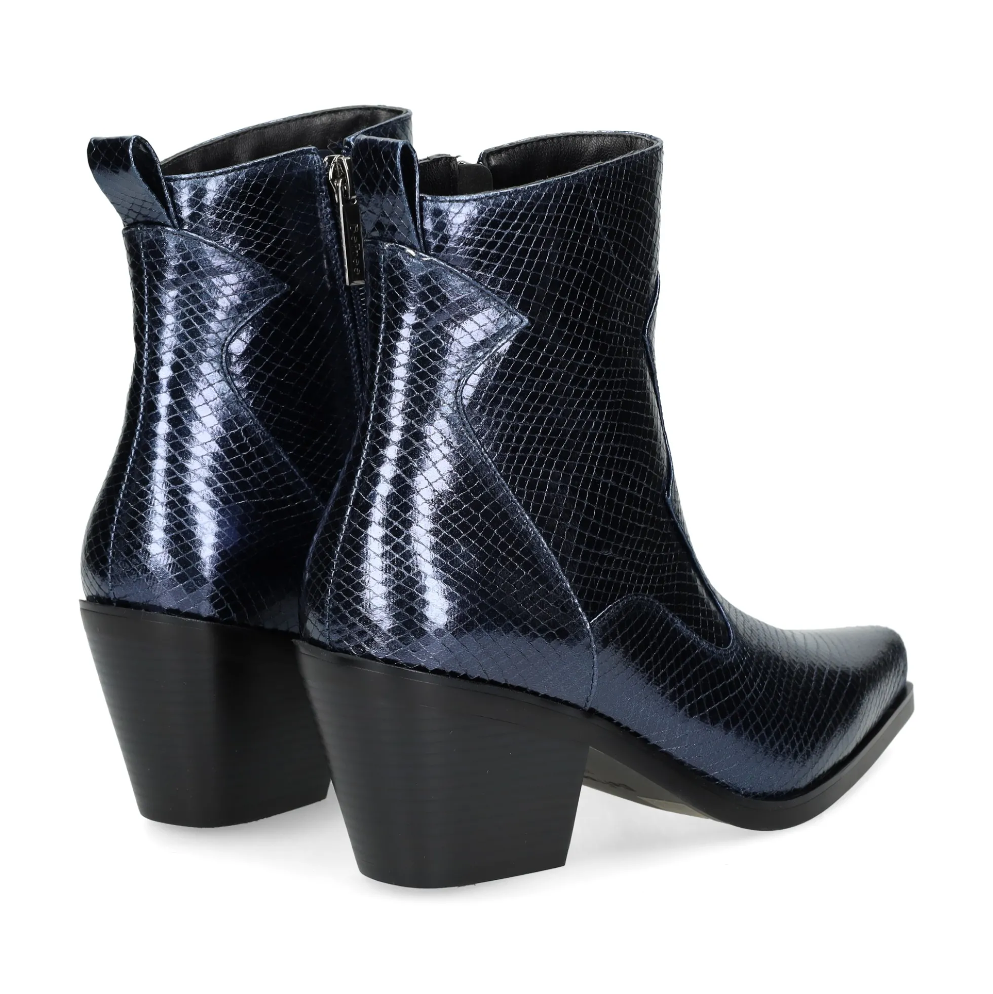 BEFREE Botines con tacón de Mujer SANSE-2320 AZUL