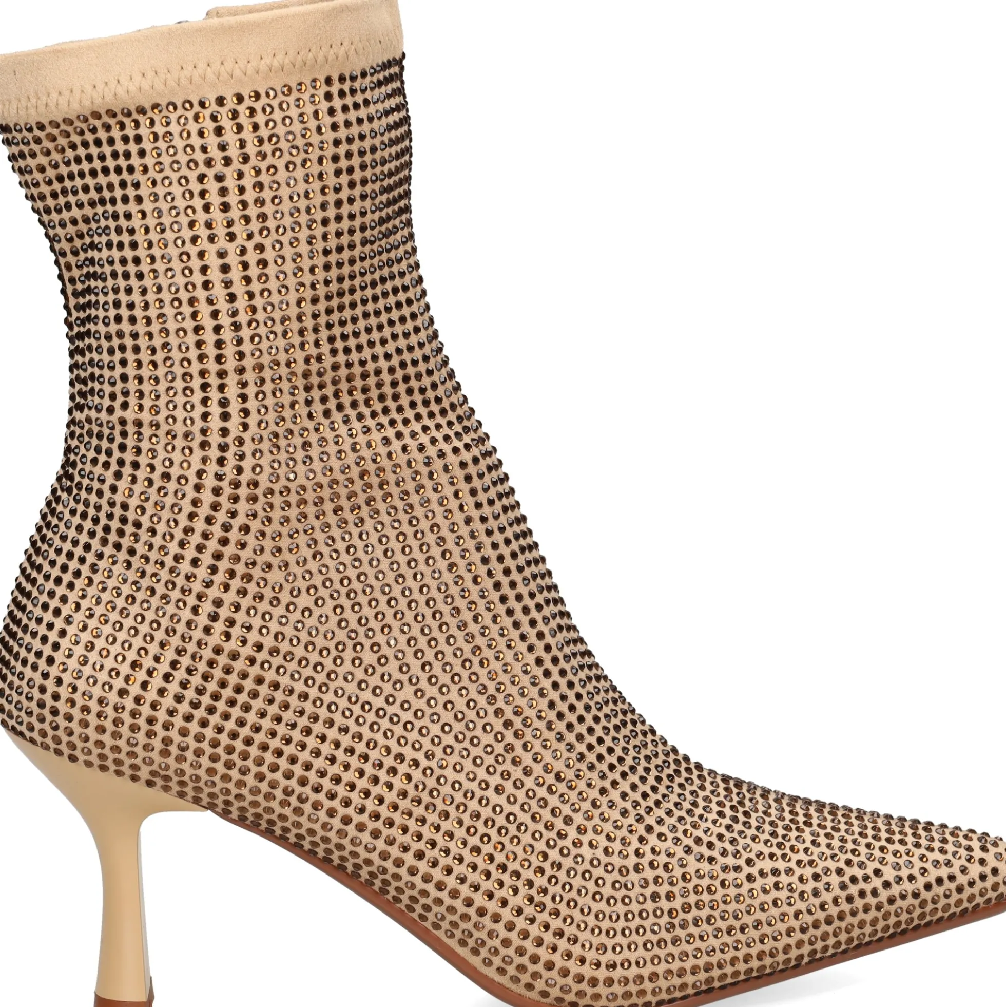 BEFREE Botines con tacón de Mujer ALBA-023 BEIGE