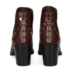 BEFREE Botines con tacón de Mujer NAPOLES-006 BURDEOS