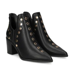 BEFREE Botines con tacón de Mujer NAPOLES-006 NEGRO