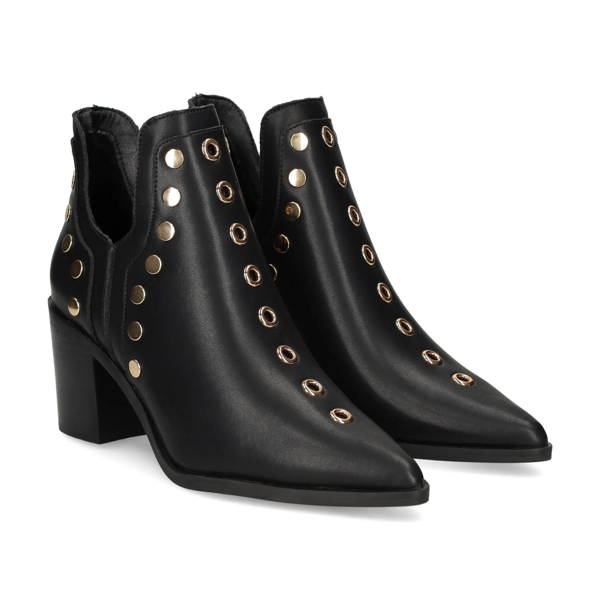 BEFREE Botines con tacón de Mujer NAPOLES-006 NEGRO