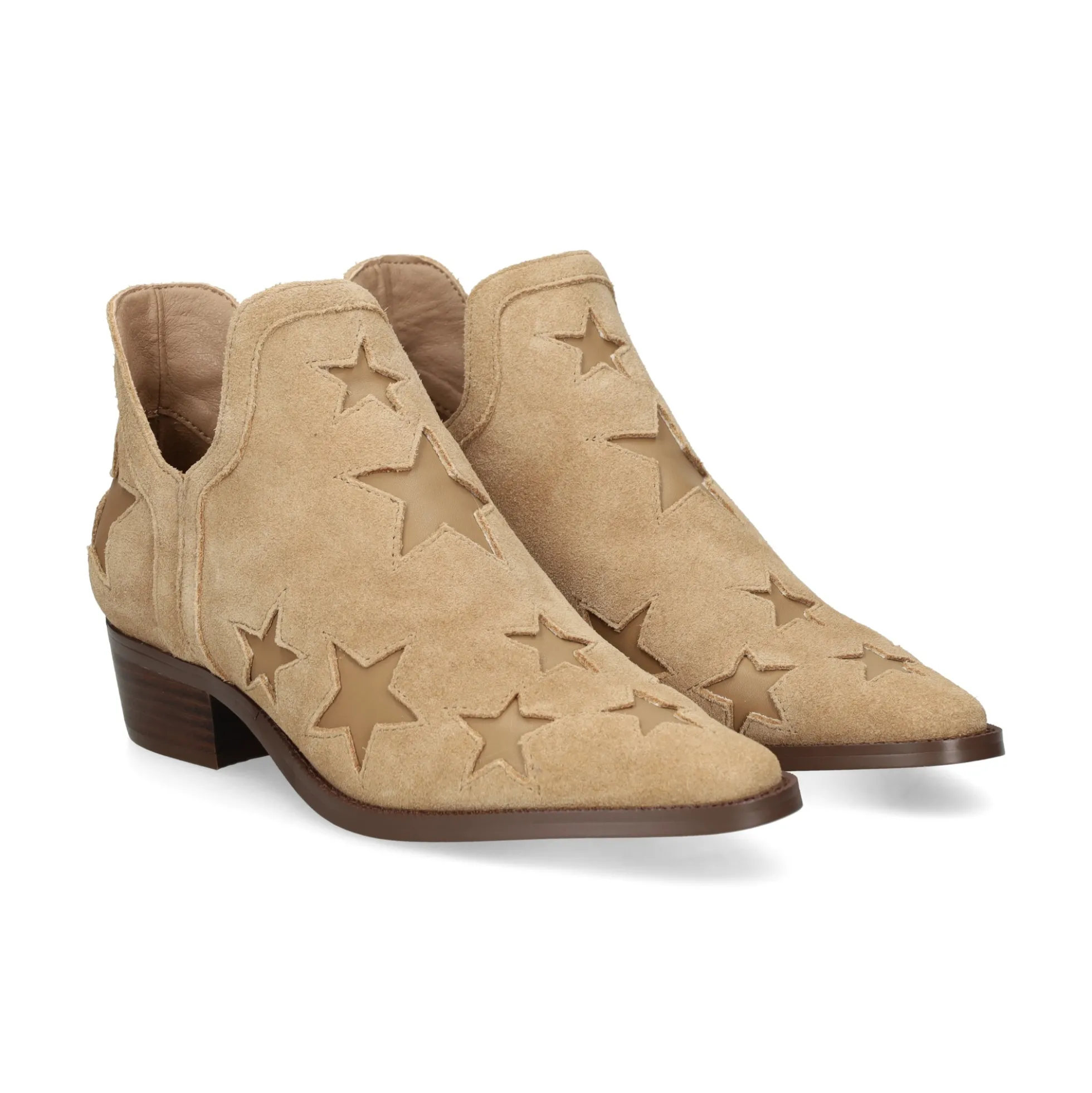 BEFREE Botines planos de Mujer MILAN-015 TAUPE