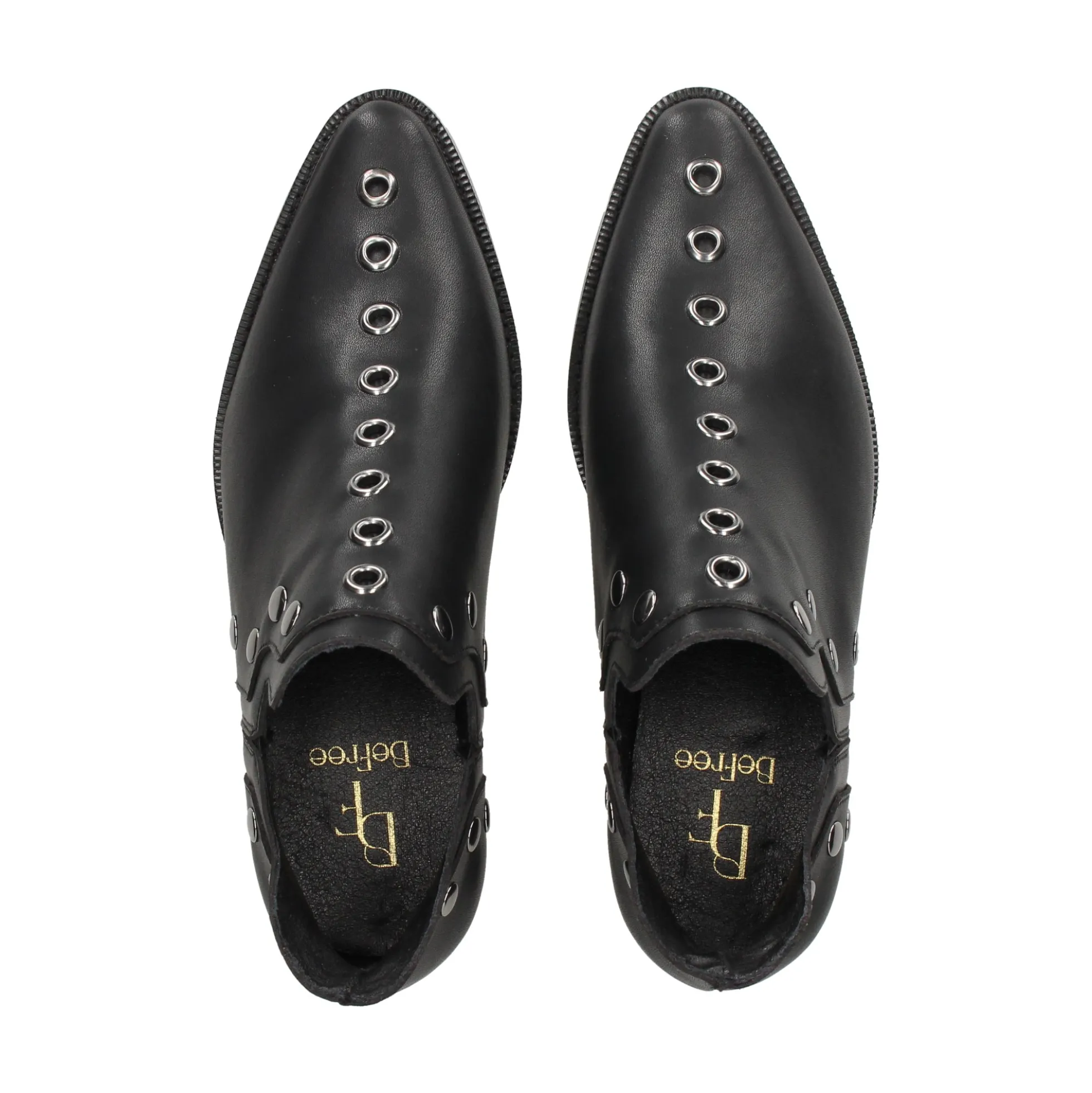 BEFREE Botines planos de Mujer MILAN-01 NEGRO