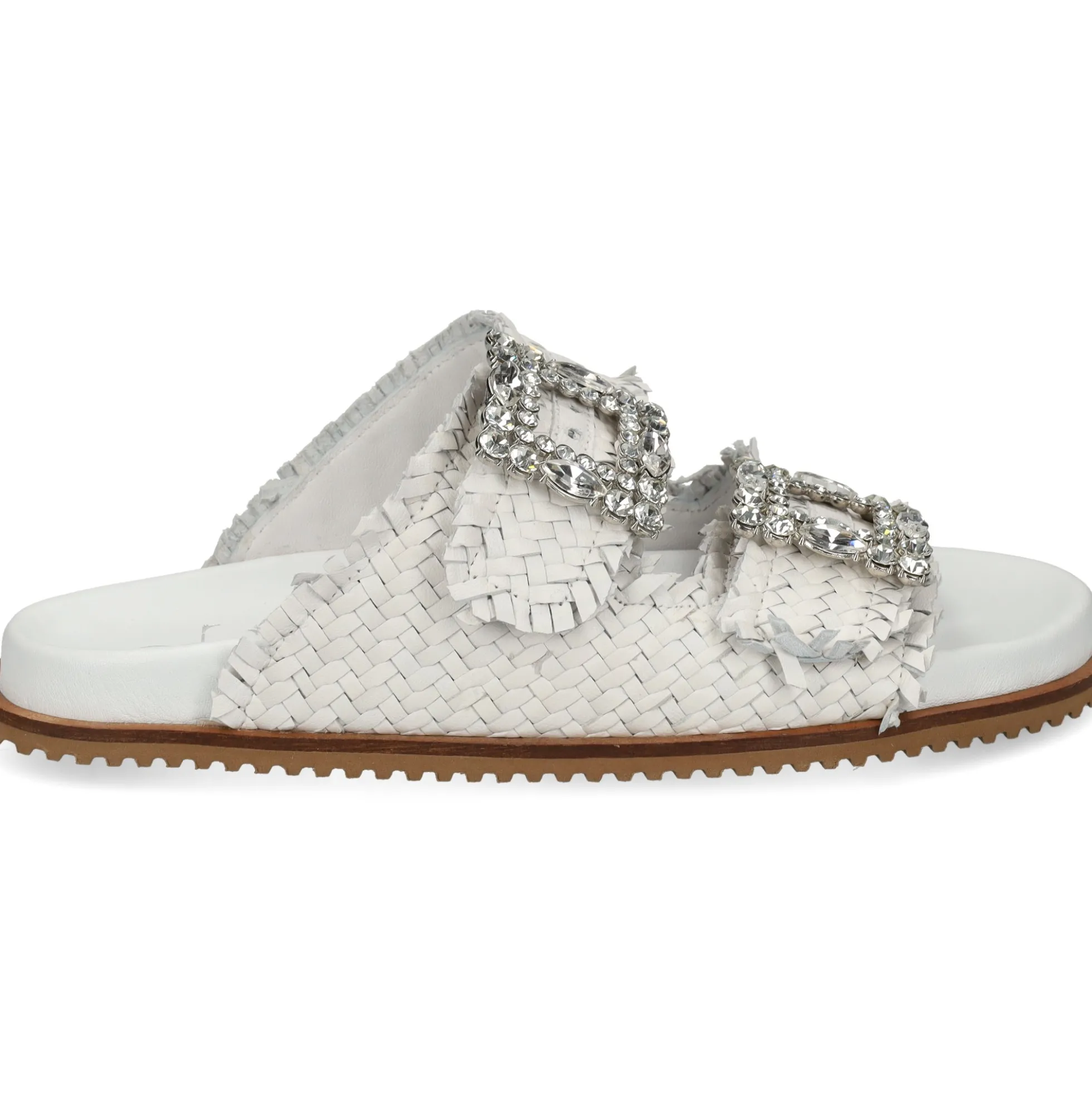 BEFREE Sandalias planas de Mujer VICKY-271 BLANCO