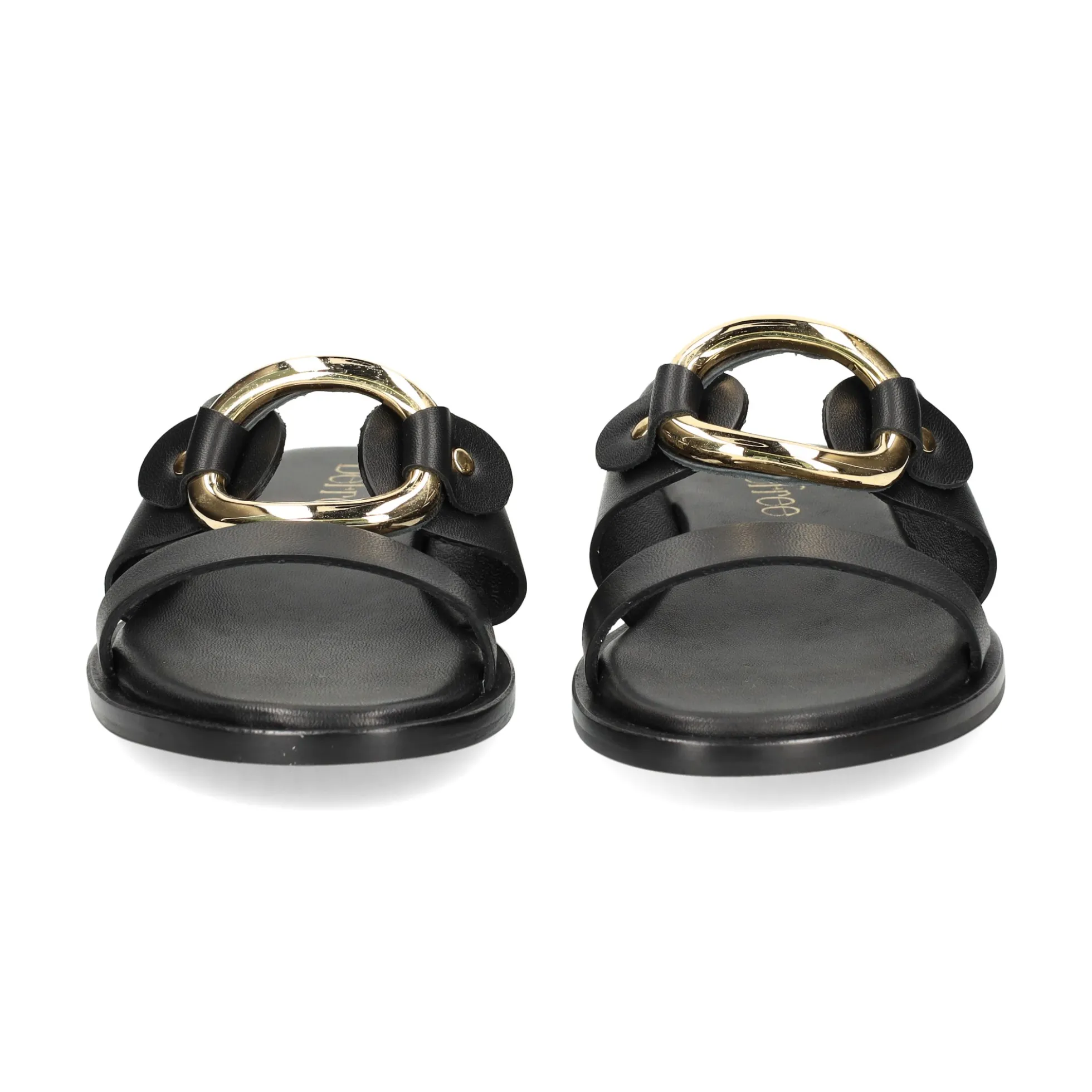 BEFREE Sandalias planas de Mujer NICE-110 NEGRO