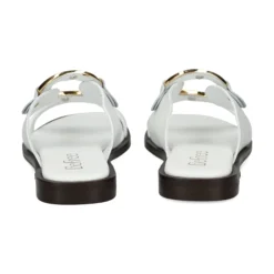 BEFREE Sandalias planas de Mujer NICE-110 BLANCO