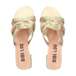 BIBI LOU Sandalias con tacón de Mujer 851Z94HG ORO
