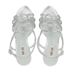 BIBI LOU Sandalias con tacón de Mujer 587Z00VK STONE - PLATA
