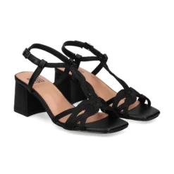 BIBI LOU Sandalias con tacón de Mujer 855Z94HG NEGRO