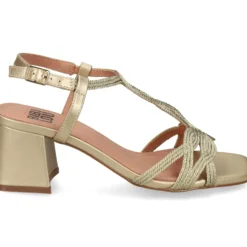 BIBI LOU Sandalias con tacón de Mujer 855Z94HG ORO