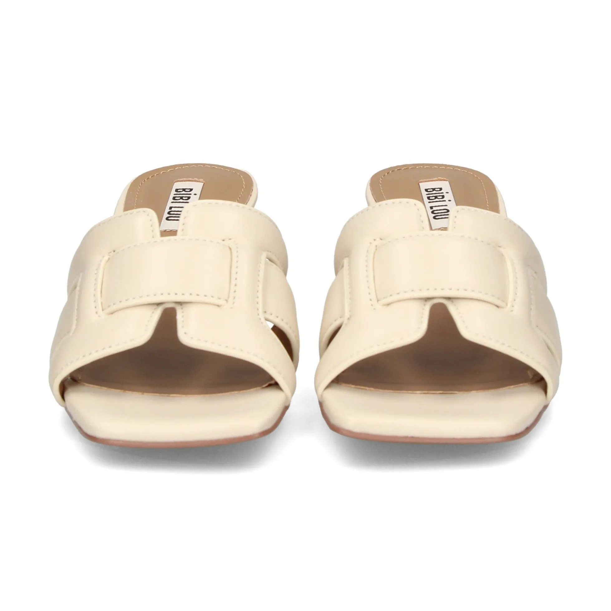 BIBI LOU Sandalias con tacón de Mujer 761Z10VK OFF WHITE