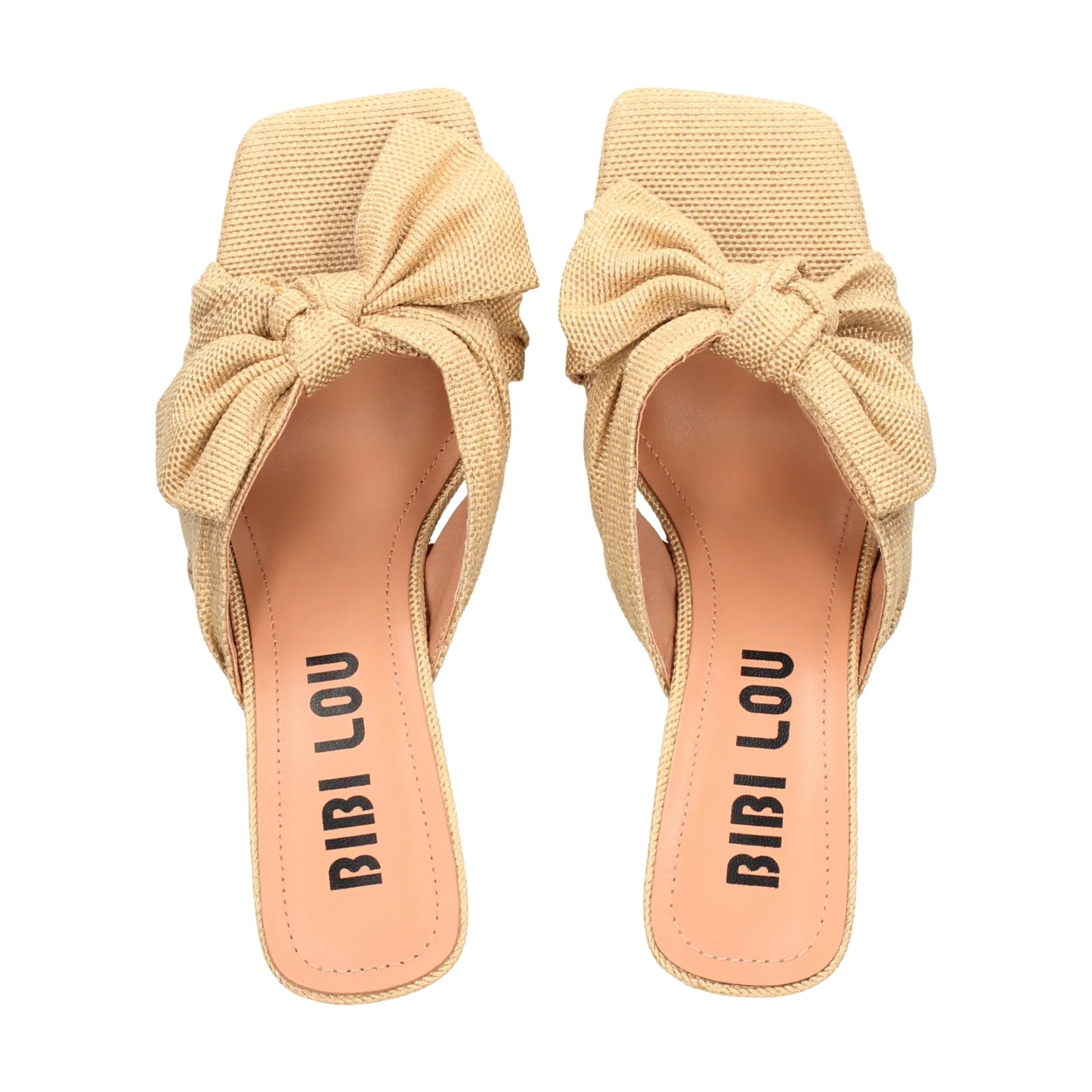BIBI LOU Sandalias con tacón de Mujer 885Z69HG NATURAL