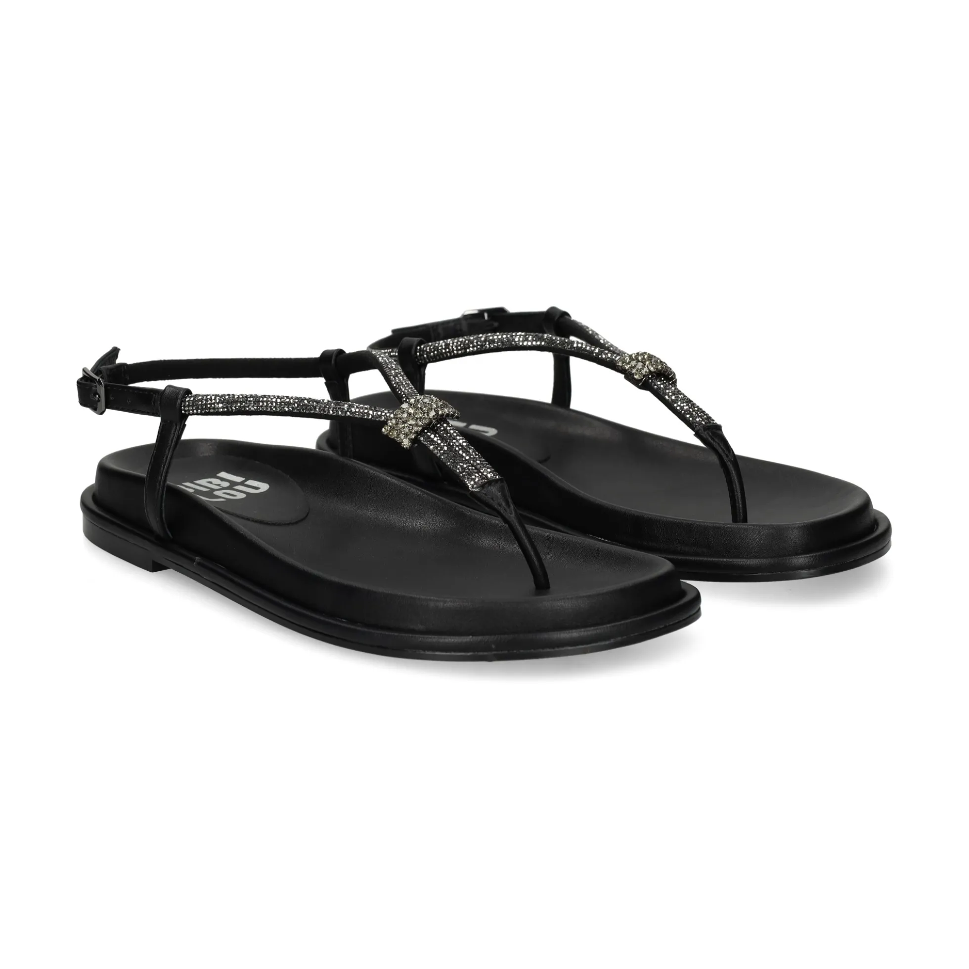 BIBI LOU Sandalias planas de Mujer 893Z99HG NEGRO