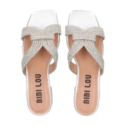 BIBI LOU Sandalias planas de Mujer 842Z00HG PLATA