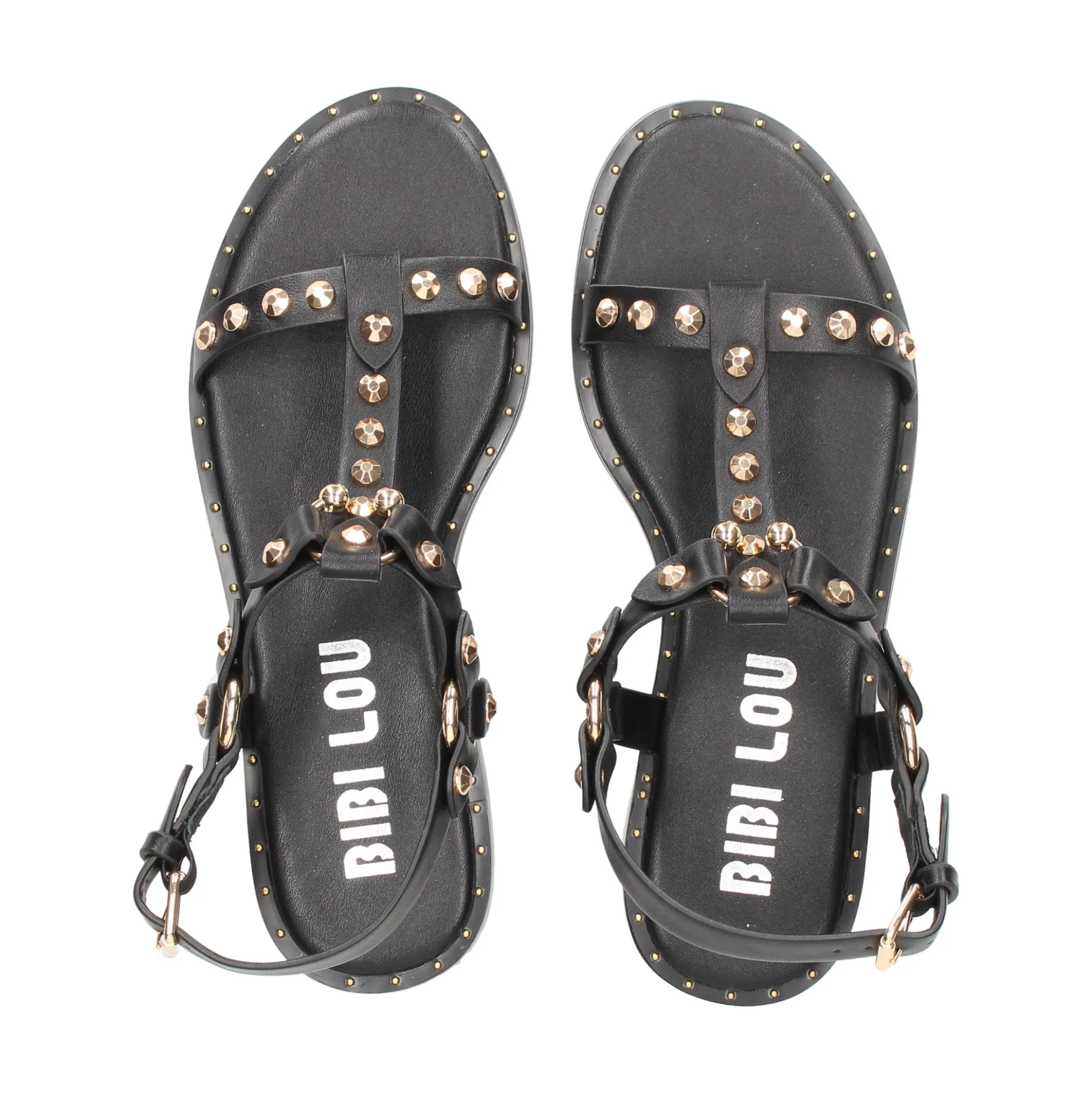 BIBI LOU Sandalias planas de Mujer 824Z80HG NEGRO