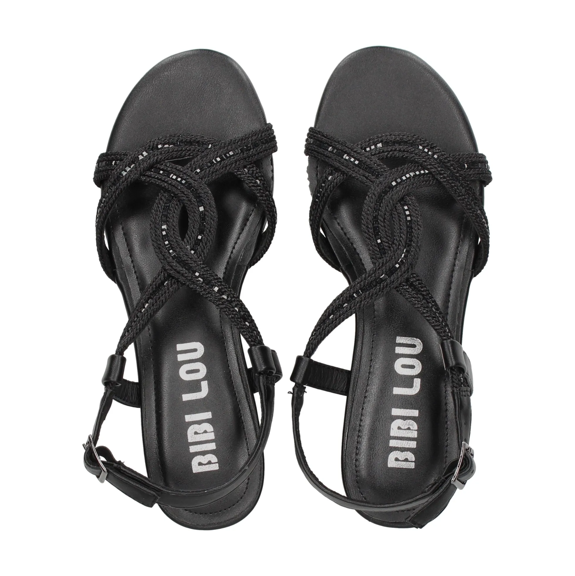 BIBI LOU Sandalias planas de Mujer 820Z94HG NEGRO