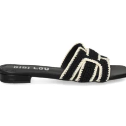 BIBI LOU Sandalias planas de Mujer 760Z87VK NEGRO