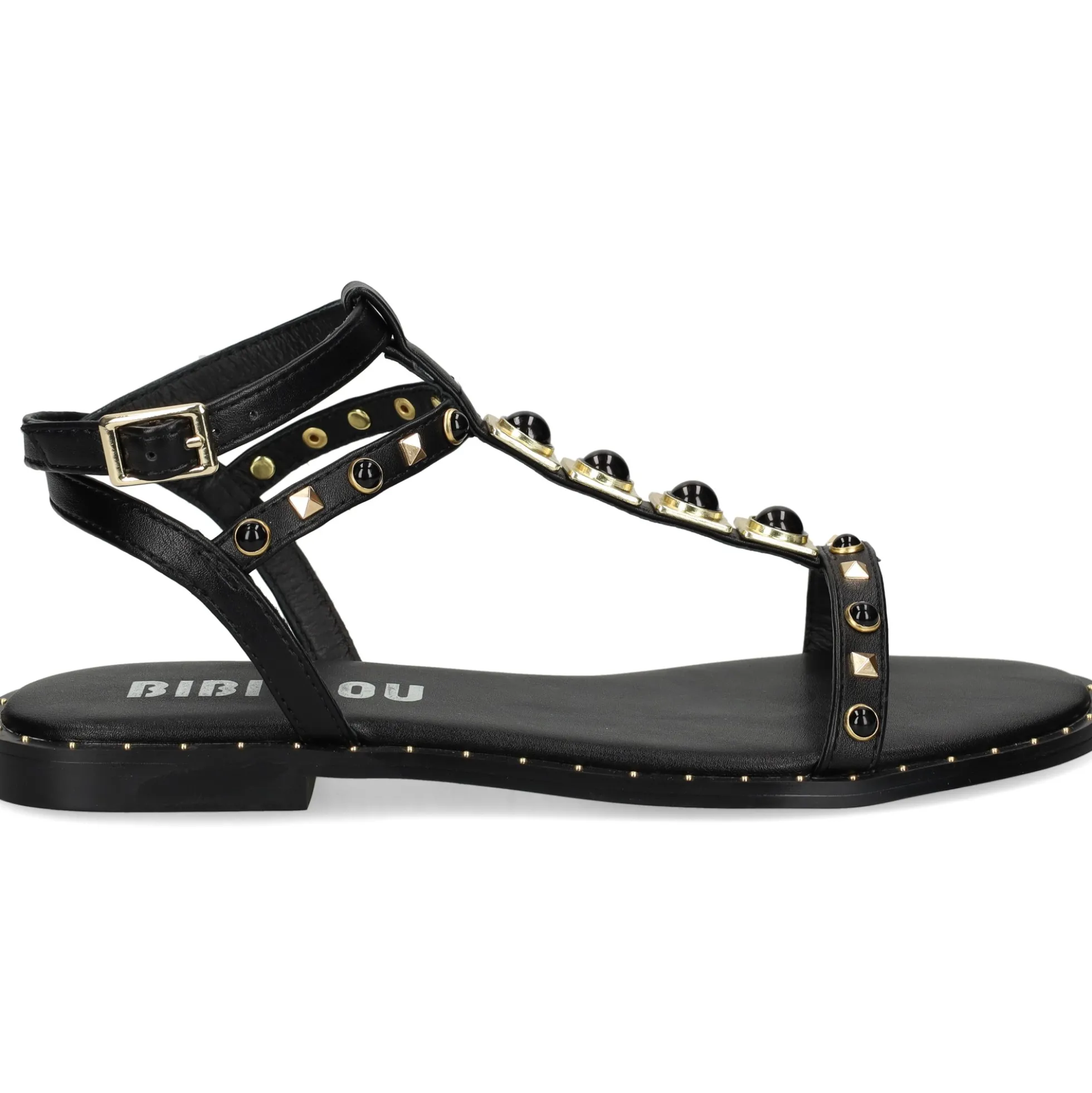 BIBI LOU Sandalias planas de Mujer 823Z80HG NEGRO