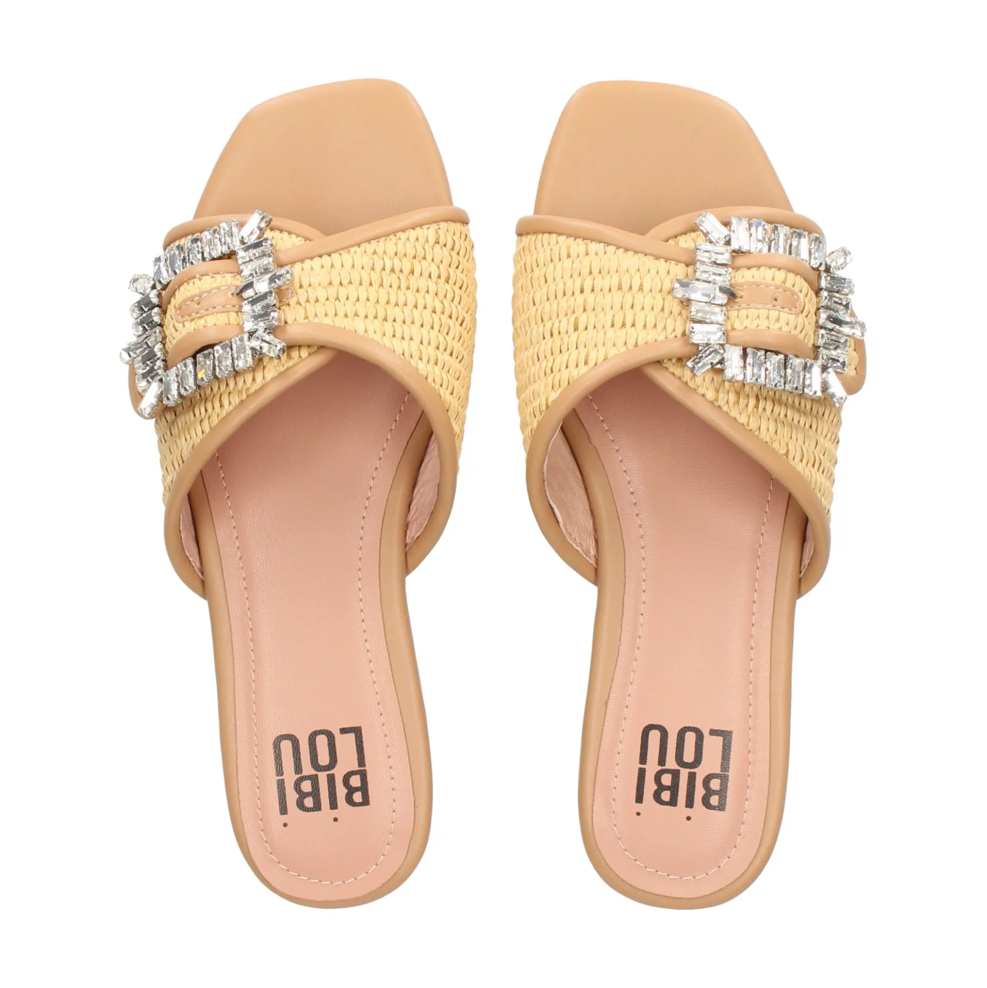 BIBI LOU Sandalias planas de Mujer 870Z94HG NATURAL