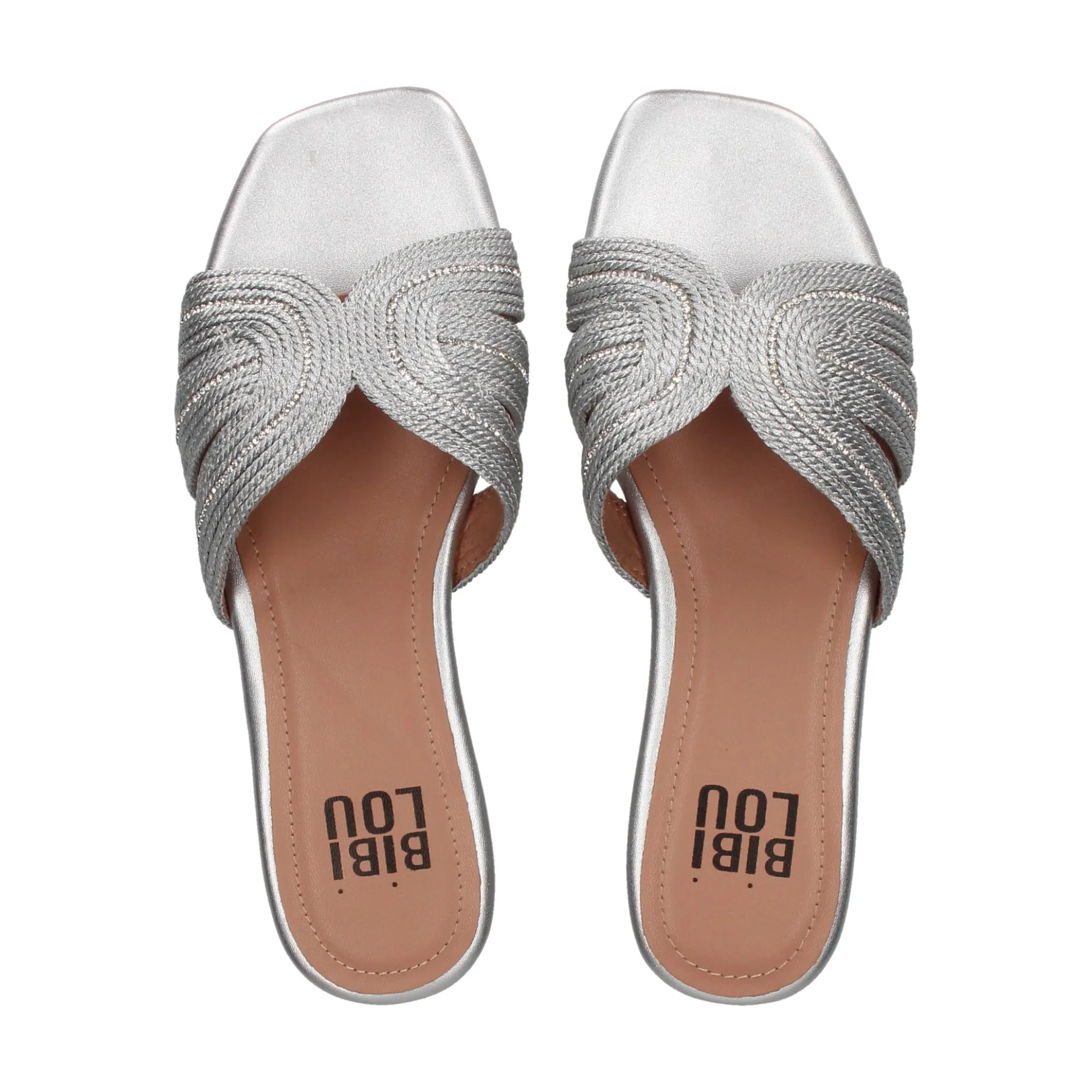BIBI LOU Sandalias planas de Mujer 875Z94HG PLATA