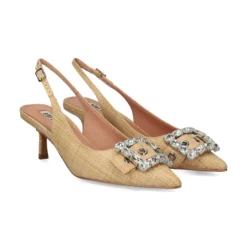 BIBI LOU Zapatos de tacón medio de Mujer 535Z69VK NATURAL
