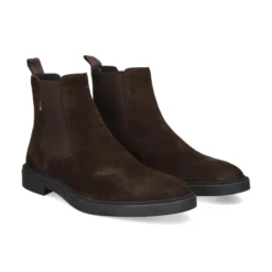 BOSS Botines de Hombre Calev_Cheb_sdfb 201 DARK BROWN