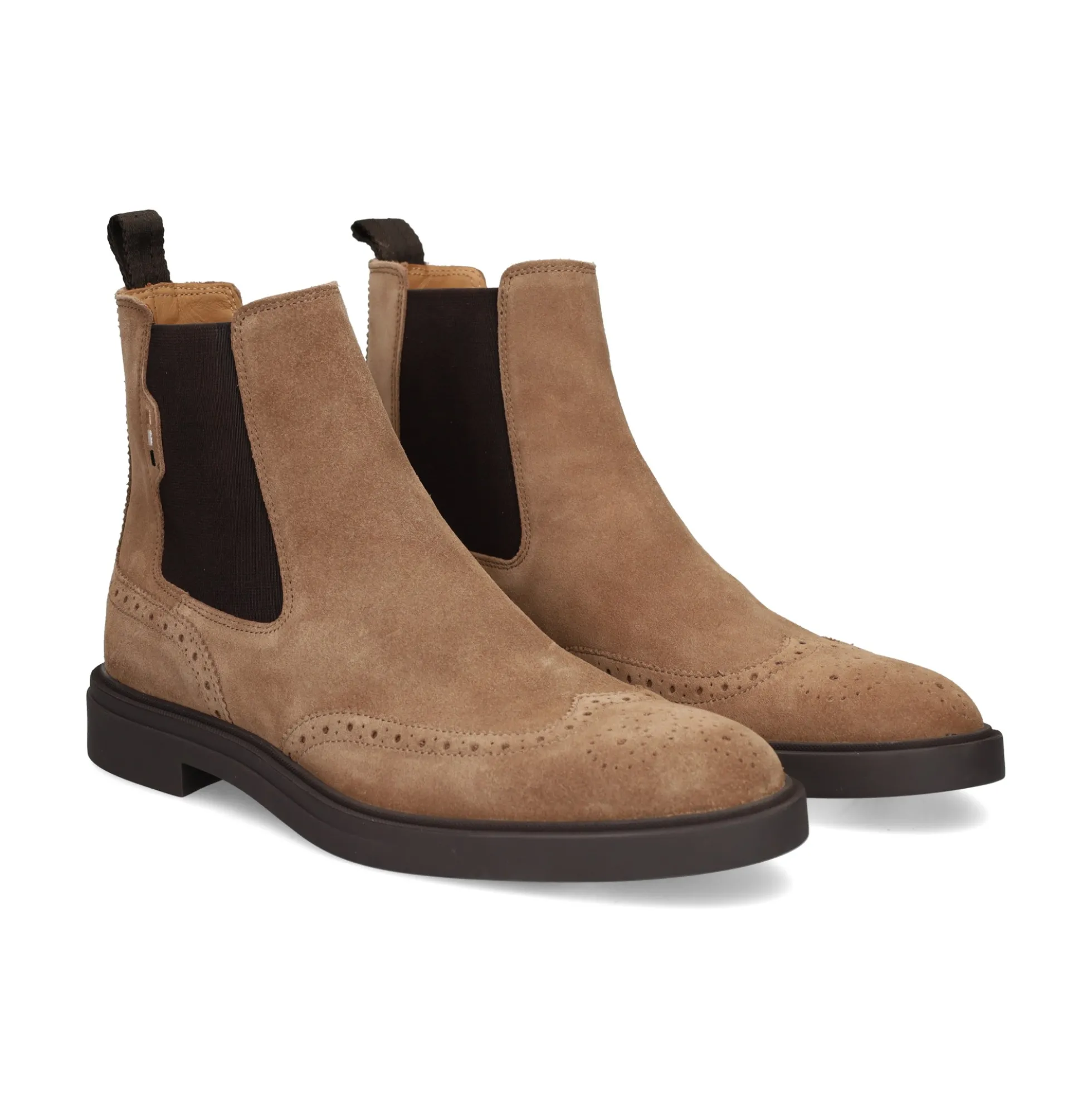 BOSS Botines de Hombre Calev_Cheb_brsd 260 Medium Beig