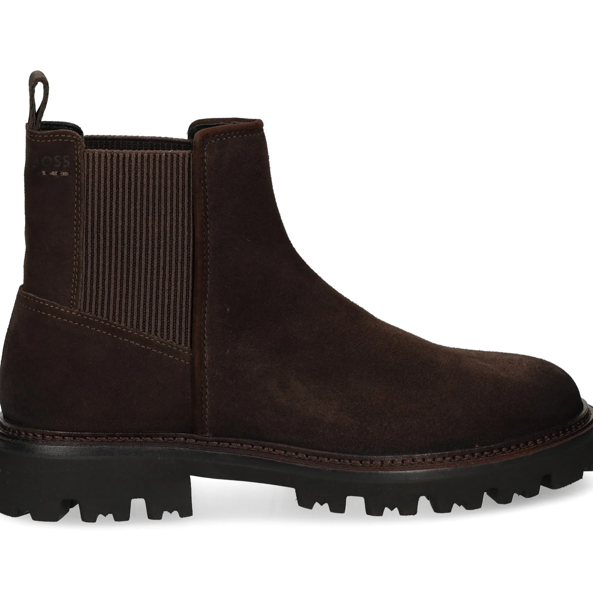 BOSS Botines de Hombre Julyo_Cheb_sde 202 Dark Brown