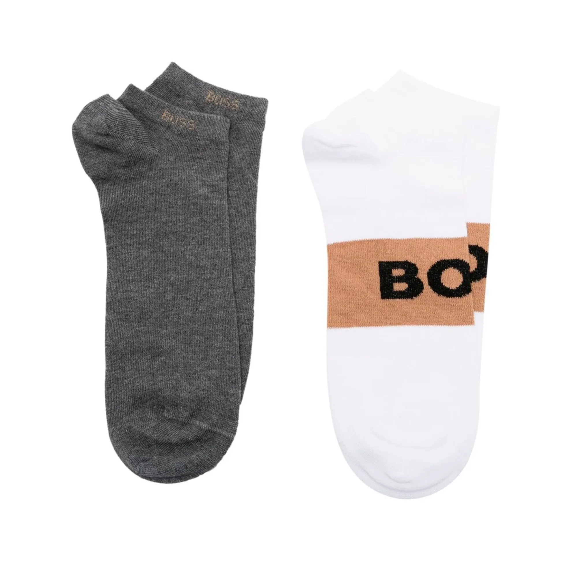 BOSS Calcetines 2P AS Logo Col CC 102 Natural