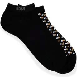 BOSS Calcetines 2P AS Monogram CC 001 NEGRO