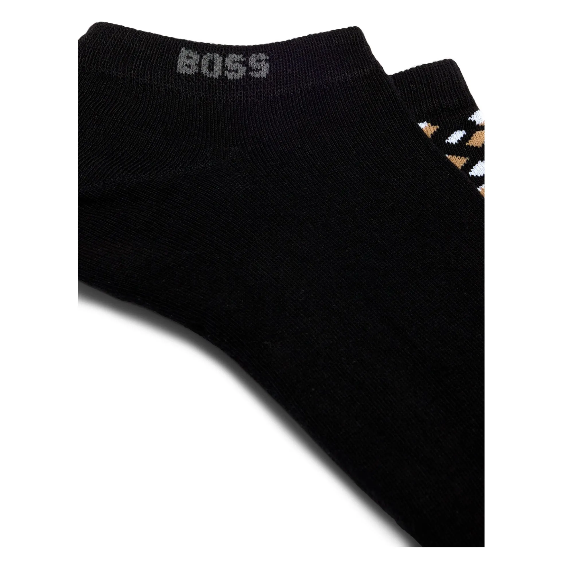 BOSS Calcetines 2P AS Monogram CC 001 NEGRO