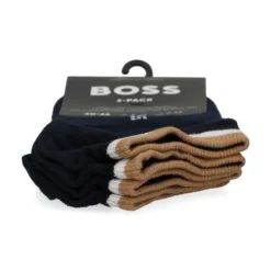 BOSS Calcetines 2P AS Stripe Col 401 DARK BLUE