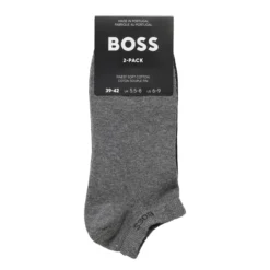 BOSS Calcetines 2P AS Uni Colors 033 Medium Grey