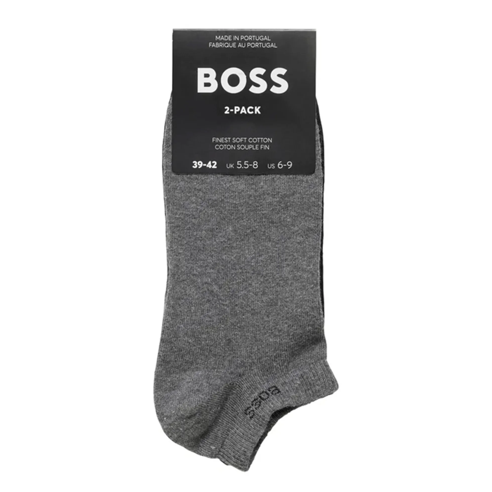 BOSS Calcetines 2P AS Uni Colors 033 Medium Grey