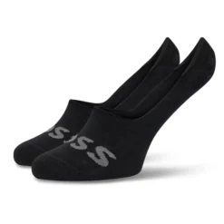 BOSS Calcetines 2P SL Uni Logo CC 10260228 001 NEGRO