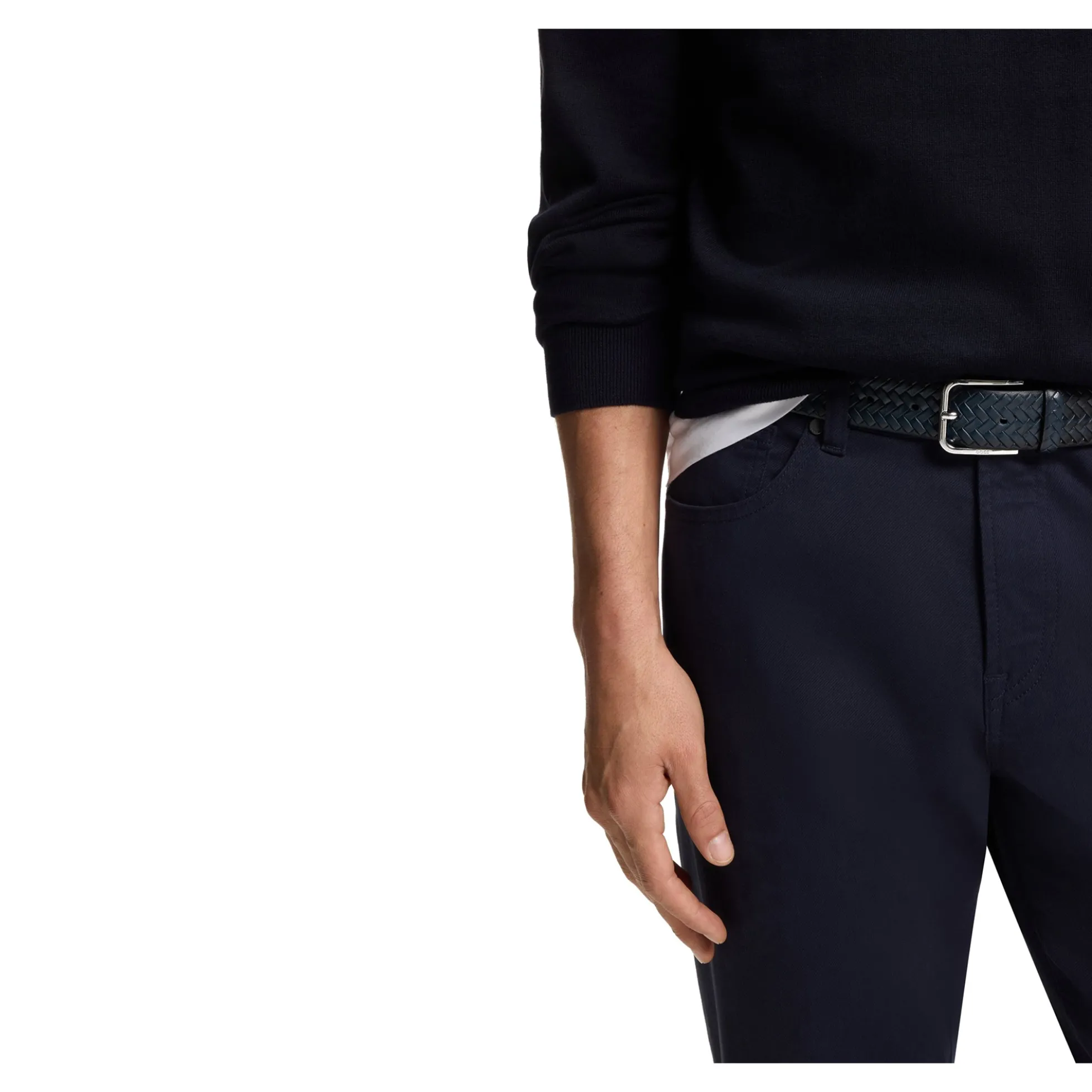 BOSS Cinturones Madison-B1_WnPr_Sz35 102261 401 DARK BLUE